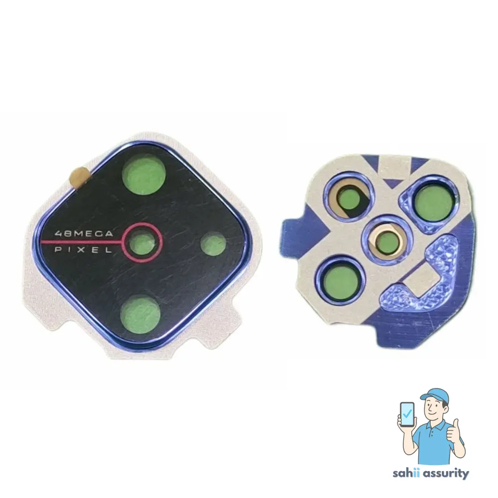 Camera Lens Glass with Frame for Vivo S1 Pro Blue